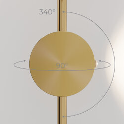 Cветильник настенный светодиодный Illume латунь 4000K 40154/LED