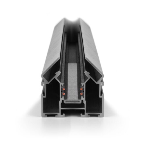 Шинопровод в натяжной потолок черный 2 м Slim Magnetic - Фото 3