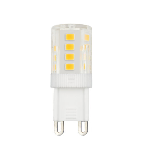 LED-JCD-4,5W/3000K/G9/CL/SLS Лампа светодиодная, прозрачная. Теплый белый свет (3000K) ТМ Volpe - фото