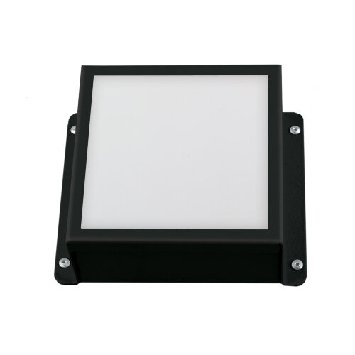 ULP-1010-7W-4000K IP54 GRILYATO OPAL BLACK Светильник светодиодный потолочный встраиваемый, Белый свет 4000K, 700Лм, Для ячеек 100x100мм, Корпус черный, В комплекте с и-п - фото 1