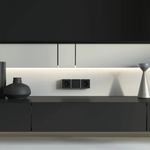 ТВ-розетка оконечная Gallant черный с серебром W5083034 W5083034 - фото 2