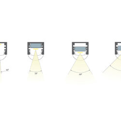 Экран с линзой 10°-60° для PDS, MIC (Arlight, Пластик)