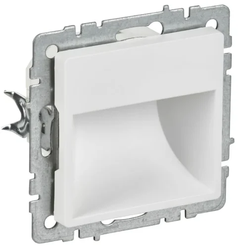 Подсветка светодиодная BRITE ПЛ20-БрАБ встраив. механизм арктич. бел. IEK BR-FL20-K91 - фото