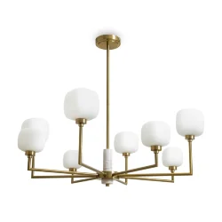 Потолочный светильник Freya FR5373CL-08BS (Латунь)