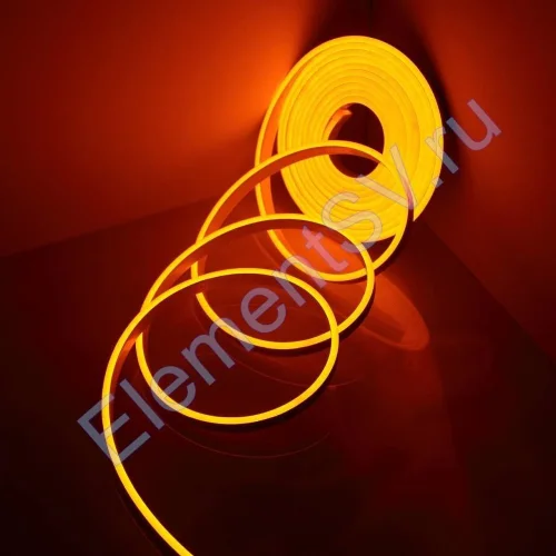 Светодиодный гибкий неон 4.5*13, 12V orange LB8 (блистер 5м) - фото.