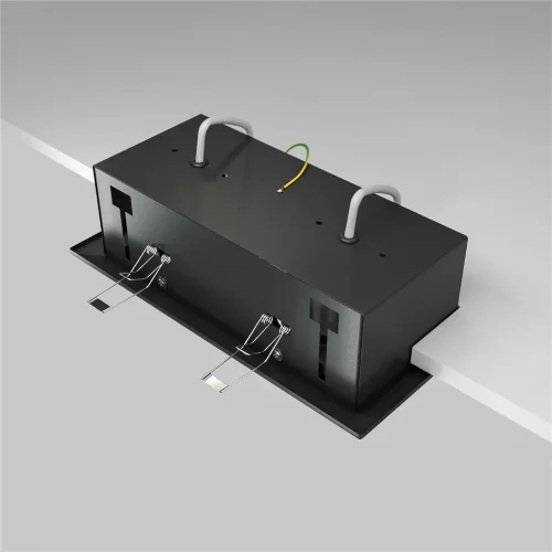 Встраиваемый светильник Metal Modern GU10 2x10Вт (Черный) - фото 11