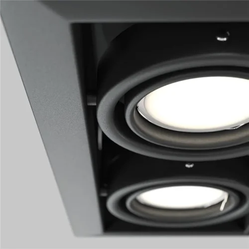 Встраиваемый светильник Metal Modern GU10 2x10Вт (Черный) - фото 15