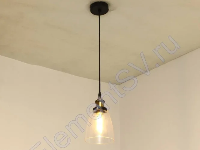 Светильник лофт PG208-E PA30 (220V, E27, стекло) - фото.