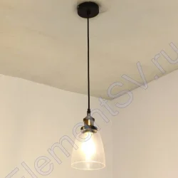 Светильник лофт PG208-E PA30 (220V, E27, стекло)