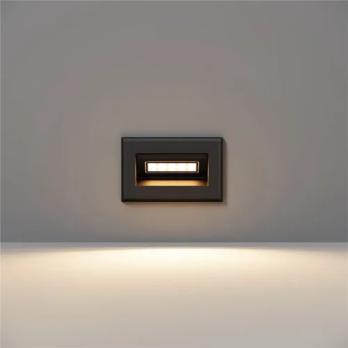 Подсветка для лестниц Bosca 3000К 3Вт IP 65 (Черный) - фото 2