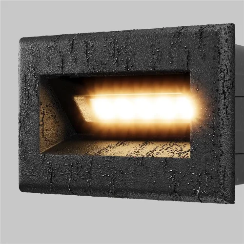 Подсветка для лестниц Bosca 3000К 3Вт IP 65 (Черный) - фото 8