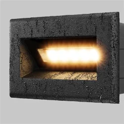 Подсветка для лестниц Боска / Bosca 3000К 3Вт IP 65 (Черный) O045SL-L3B3K