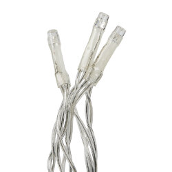 ULD-B10008-480-TTK WHITE IP44 Бахрома светодиодная с эффектом мерцания, 10м, Соединяемая, 480 светодиодов, Белый свет, Провод прозрачный