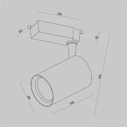 Трековый светильник Вуоро / Vuoro Unity 3000K 15Вт 36° (Белый) TR003-1-15W3K-M-W