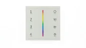 Сенсорная панель T3-1 White IC47 (12-24V, 3x4A, 3x(48-96W), RGB, RF 2.4GHz) - фото I