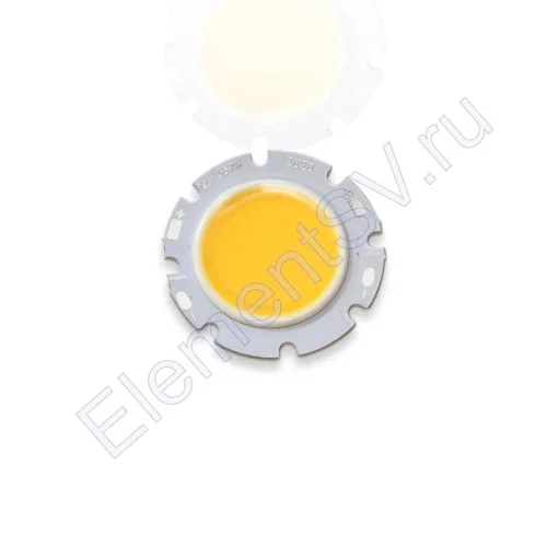 Светодиодная COB матрица XY357W W9 (15-17V, 5W, 300mA, warm white) - фото.