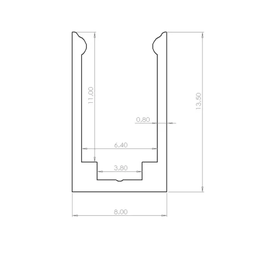 T0613 крепеж алюминиевый 6мм - фото II