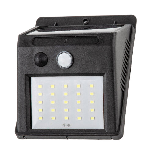 USL-F-262-PT120 SENSOR Садовый светильник на солнечной батарее, с датчиком движения, 25 светодиодов, Белый свет, 1x18650 Li-Io аккумулятор в-к, IP44, TM Uniel - фото 1