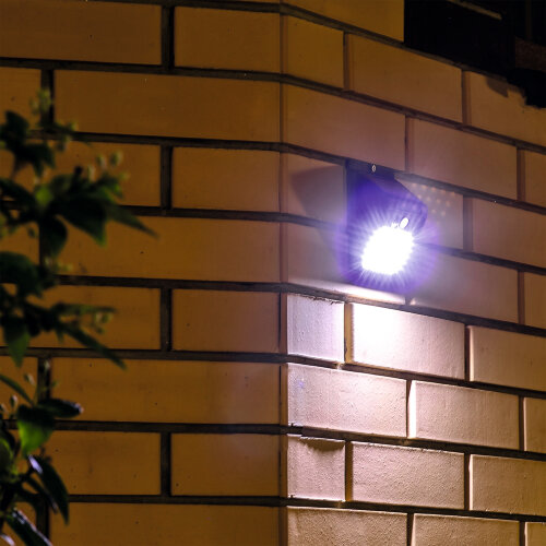 USL-F-262-PT120 SENSOR Садовый светильник на солнечной батарее, с датчиком движения, 25 светодиодов, Белый свет, 1x18650 Li-Io аккумулятор в-к, IP44, TM Uniel - фото 4