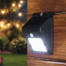 USL-F-262-PT120 SENSOR Садовый светильник на солнечной батарее, с датчиком движения, 25 светодиодов, Белый свет, 1x18650 Li-Io аккумулятор в-к, IP44, TM Uniel - фото 5
