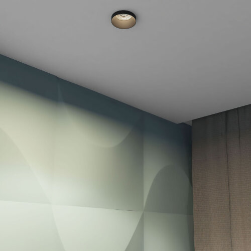 DK2070-BK Встраиваемый светильник , IP 20, 50 Вт, GU10, черный, алюминий. Фото 5