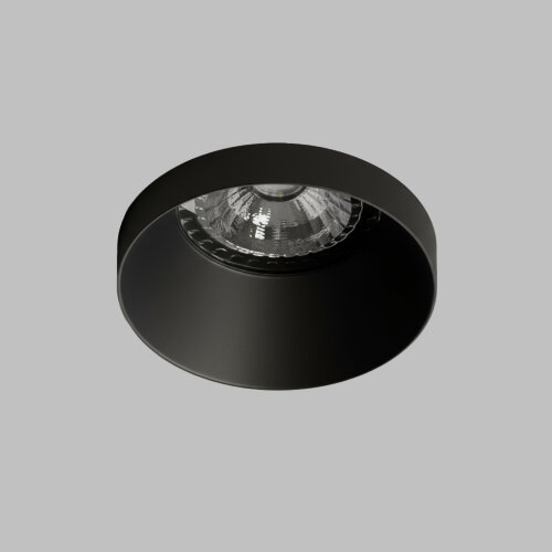 DK2070-BK Встраиваемый светильник , IP 20, 50 Вт, GU10, черный, алюминий. Фото 2