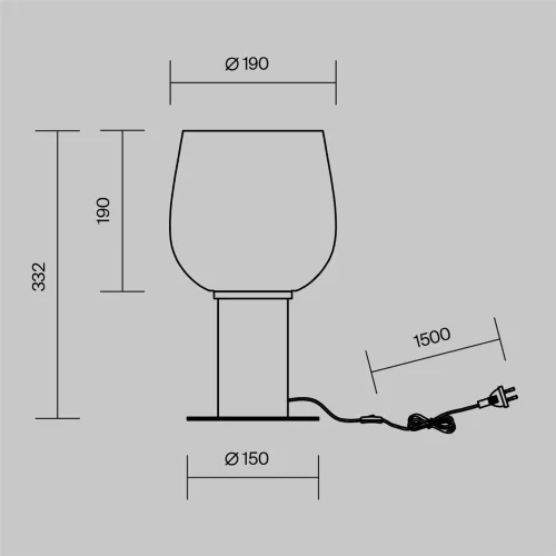 Настольный светильник Smart Casual E27х1 (Золото) - фото 14