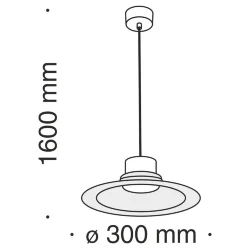 Подвесной светильник Remous 1x9Вт 4000K (Белый)