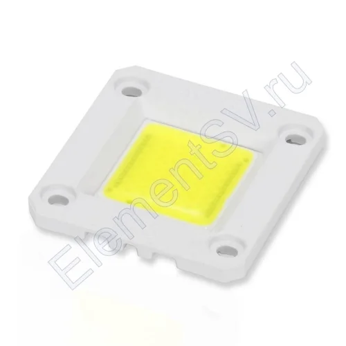 Светодиодная матрица COB D139 (50W, 220V, White) - фото.