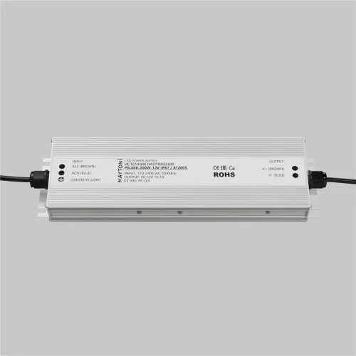Источник напряжения PSL008 12В 200Вт IP67 812005 (Серебро) 812005 - фото 4