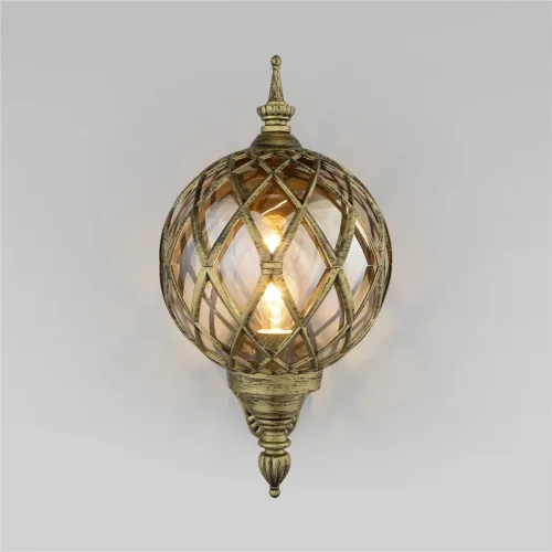 Уличный настенный светильник Sirius U черное золото IP44 Sirius U черное золото - фото 2