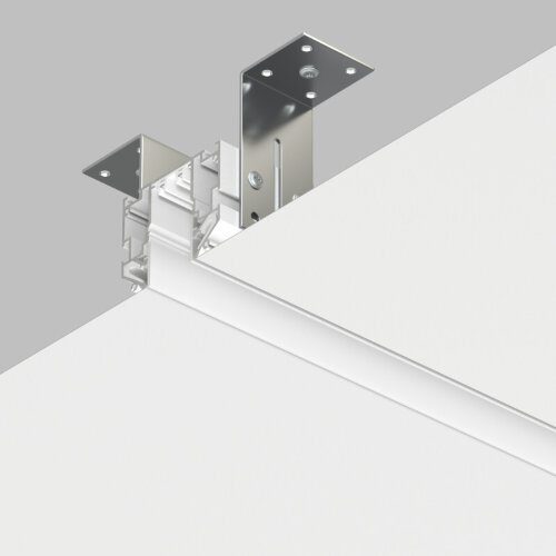 TR2022-WH Профиль-трек SMART ONE, для натяжных потолков, 2 м, алюминий, белый. Фото 3