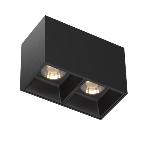 Потолочный светильник Альфа / Alfa LED 24 Вт 3000 К 45° (Черный) C065CL-02-L12W3K-B - фото