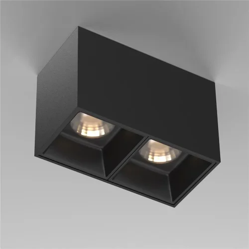 Потолочный светильник Альфа / Alfa LED 24 Вт 3000 К 45° (Черный) C065CL-02-L12W3K-B - фото 3