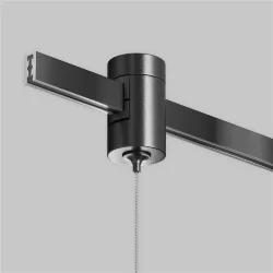 Коннектор с тросовым подвесом Tau в шинопровод Flarity черный (Черный)