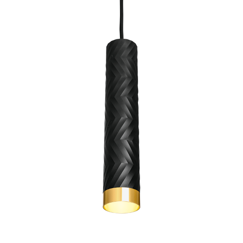 Светильник WOLTA WSL-GU10/P09BG под лампу GU10 Черный / Золотой LINEA - фото 3.