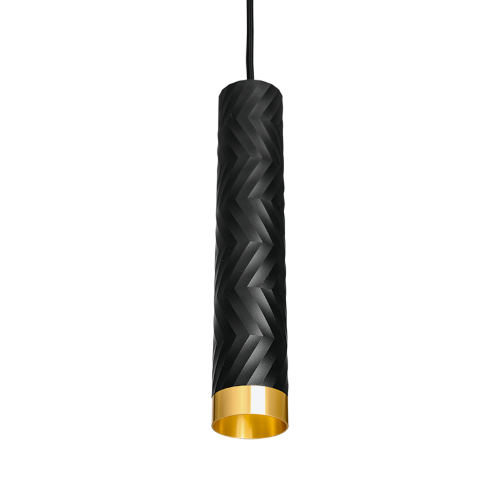 Светильник WOLTA WSL-GU10/P09BG под лампу GU10 Черный / Золотой LINEA - фото 4.