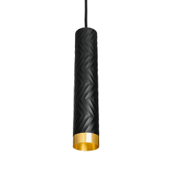 Светильник WOLTA WSL-GU10/P09BG под лампу GU10 Черный / Золотой LINEA