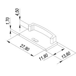 Заглушка для LC-LP-1228 с отверстием