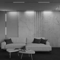 Трековый светильник Базис / Basis Exility X 3000K 12Вт 120° (Черный) TR240-2-12W3K-B