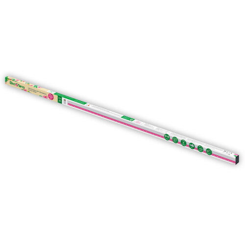 ULI-P57-30W-SPBR IP20 WHITE Светильник для растений светодиодный линейный, 1173мм, выкл, на корпусе, Пластик, Спектр для рассады и досвечивания в период роста, TM ФитоЛето - фото 7