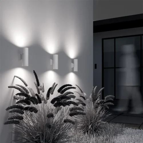 Настенный светильник (бра) Bowery GU10x2 50Вт IP 54 (Белый) - фото 9