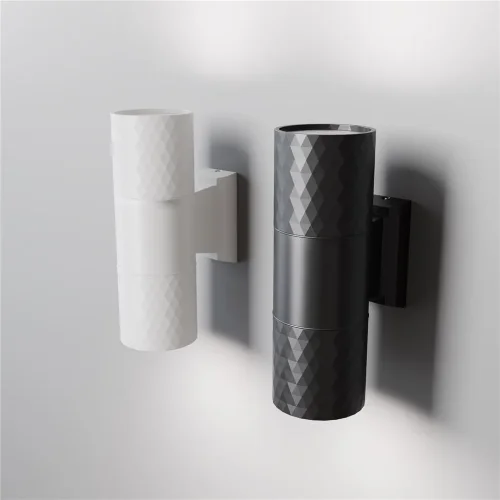 Настенный светильник (бра) Bowery GU10x2 50Вт IP 54 (Белый) - фото 12