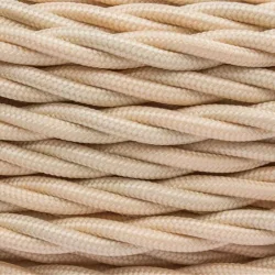 Провод ретро 2х1.5 матов. зол./песочн. (уп.50м) Bironi B1-424-719-50