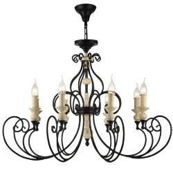 Люстра Karina E14х8 (Черный)