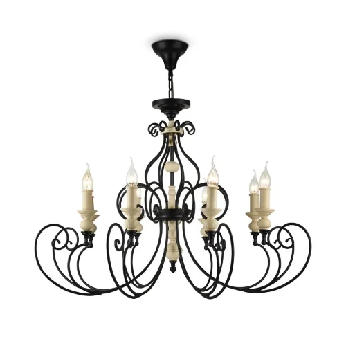 Люстра Karina E14х8 (Черный) - фото 2