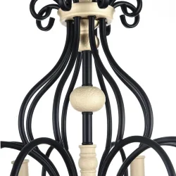 Люстра Karina E14х8 (Черный)