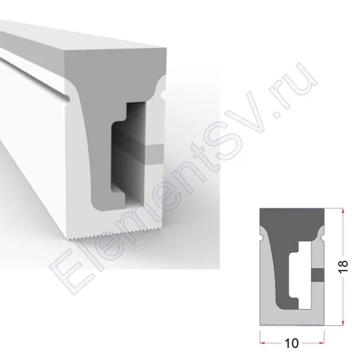 Cиликоновая оболочка T1018 S16 (10*18mm, pcb 10mm) - фото.