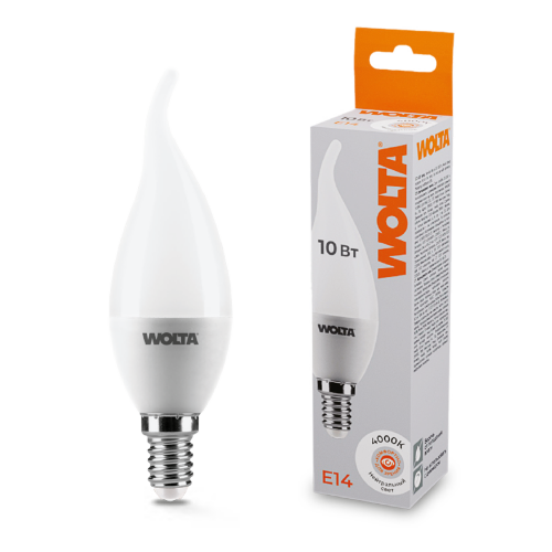 Светодиодная лампа WOLTA 25SCD10E14 10Вт 4000K E14 - фото 1.