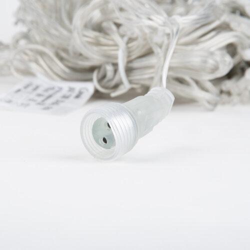 ULD-C3020-264-TTK WARM WHITE IP44 Занавес светодиодный с эффектом мерцания, 3х2м, 264 светодиода, Теплый белый свет, Провод прозрачный, TM Uniel - фото 7